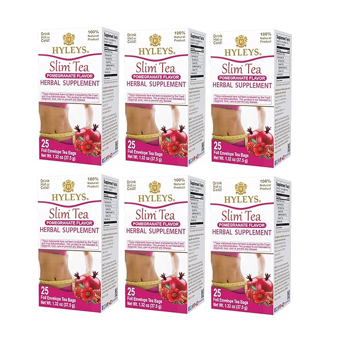 Hyleys Slim Tea Pomegranate Flavor - Image 4