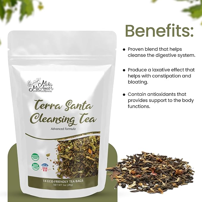 Milamiamor Terra Santa Cleansing Tea – Herbal Detox, Digestive Relief & - Image 7