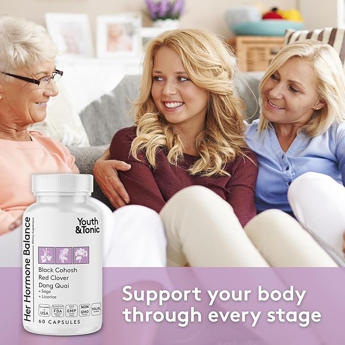 Youth & Tonic Her Hormone Balance – Menopause Supplement - Image 7