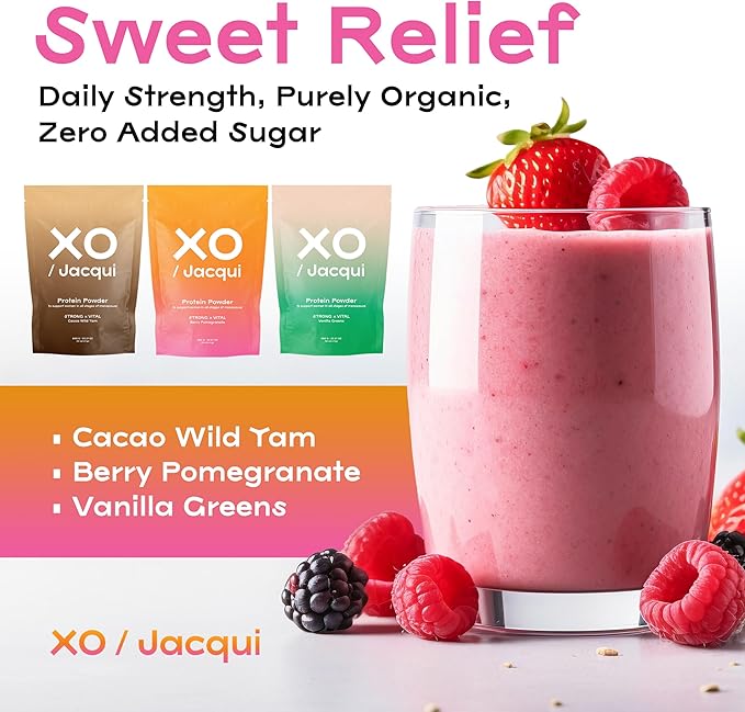 Organic & Vegan Protein Powder for Women Pomegranate Berry – Delicious Protein - Image 5