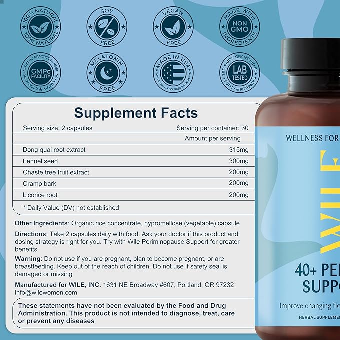 WILE Menopause and Perimenopause Supplements - Image 4