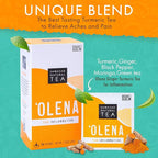 Olena Turmeric Tea, Herbal Green Tea Blend, All-Natural and Antioxidant-Rich - Image 3
