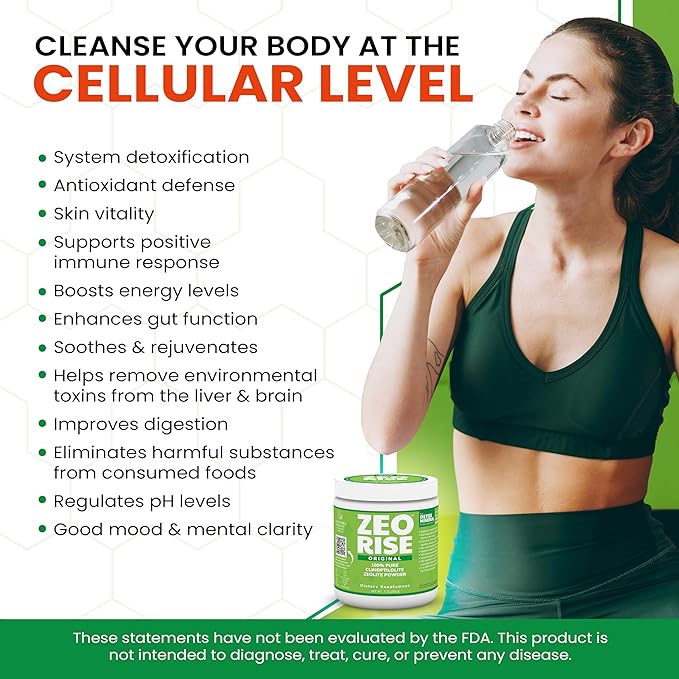 Zeolite Clinoptilolite Detox Powder 7oz | Full Body Cleanse, Support Gut Health - Image 3