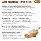 FreshDrinkUS, Premium 2oz Burdock Root Powder, 100% Natural & Pure from Burdock - Image 3