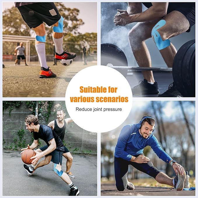 Precut Kinesiology Knee Tape Hypoallergenic Athletic - Image 6