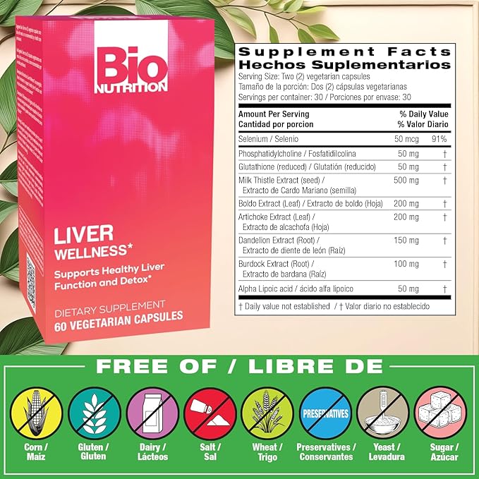 Bio Nutrition Liver Wellness Vegi-Caps - Image 2