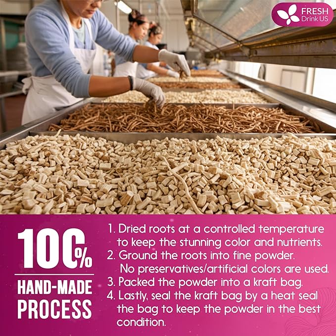 FreshDrinkUS, Premium 8oz Marshmallow Root Powder. Finely Ground – Premium - Image 7