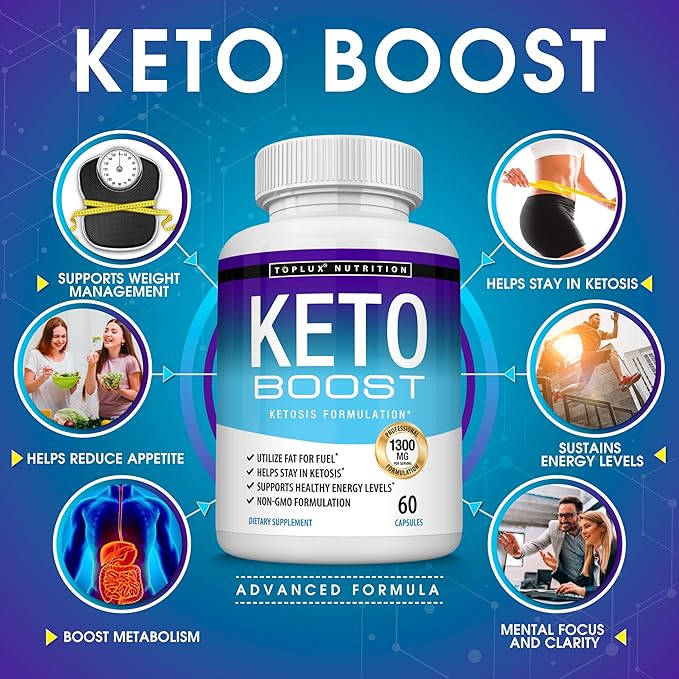 Keto Boost Diet Pills Ketosis Supplement - Image 2