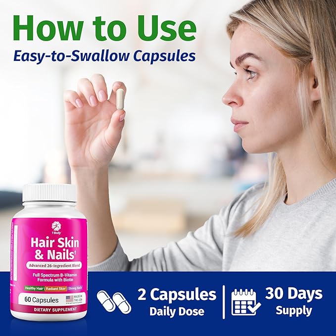 1 Body Hair Skin and Nails Vitamins - Image 8
