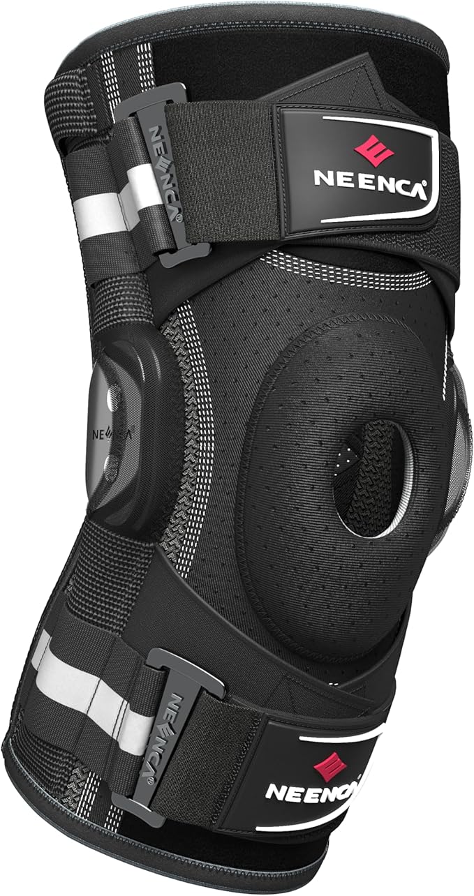 NEENCA Professional Knee Brace for Knee Pain, Hinged Knee Support by NEENCA