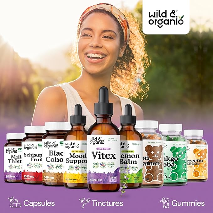 Wild & Organic Vitex Tincture for Perimenopause & Mood Support - Image 8