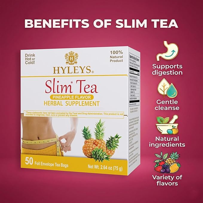 Hyleys Slim Tea Weight Loss Herbal Supplement - Image 3