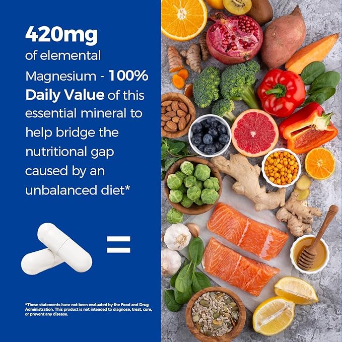 10 in 1 Magnesium Complex, 420mg Elemental Magnesium | Ultra Strength, Max - Image 4