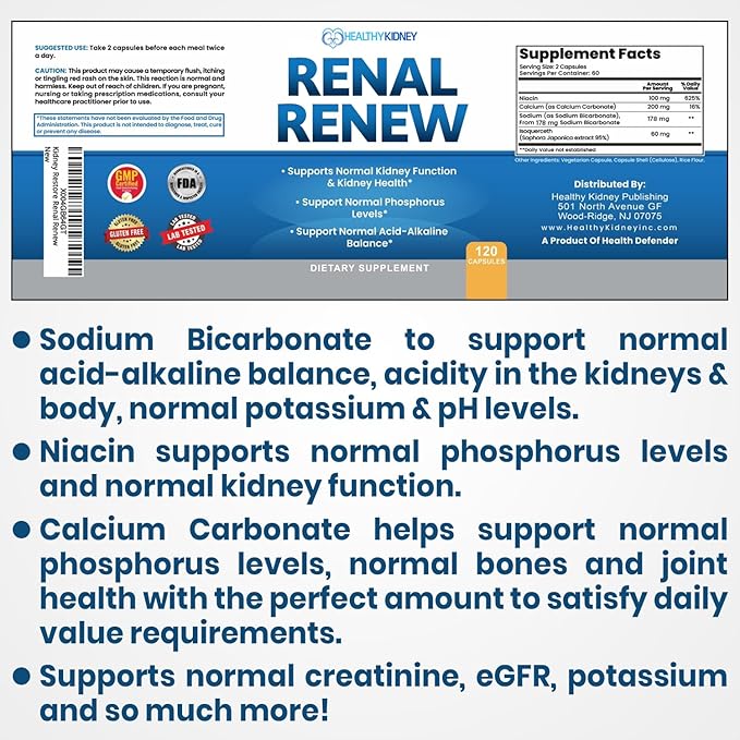 Renal Renew: Advanced Kidney Cleanse Detox & Repair Kidney Support Supplement. - Image 3