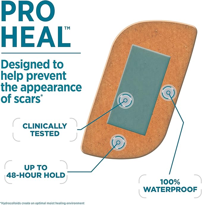 BAND-AID Brand Pro Heal Adhesive First Aid Bandages - Image 4