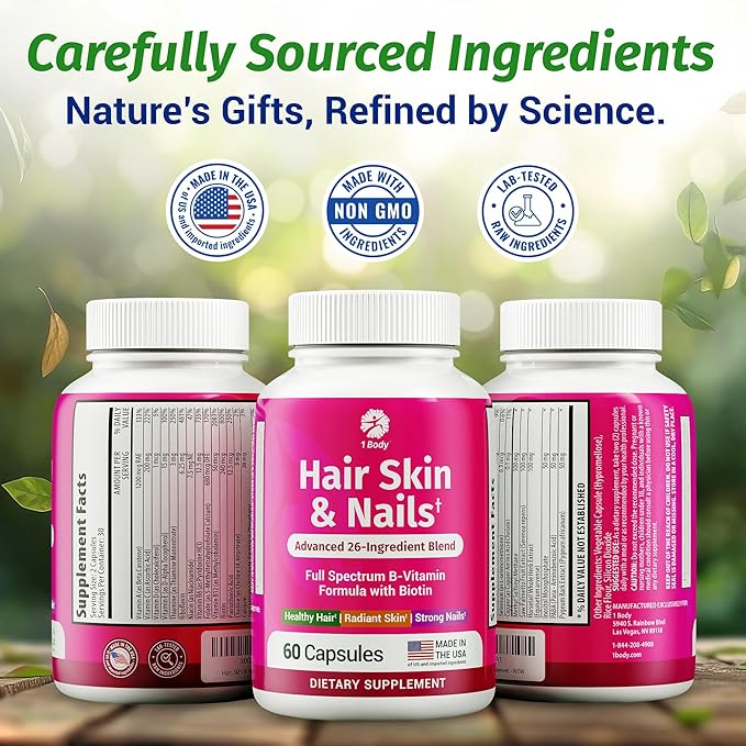 1 Body Hair Skin and Nails Vitamins - Image 7