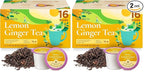 Gya Tea Co Lemon Ginger Herbal Tea Pod- Decaf Wellness Tea by GyaTeaCo