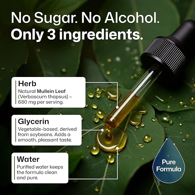 BIO KRAUTER Mullein Drops for Lungs 4 Fl. Oz - Image 5