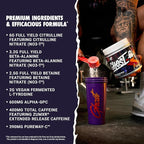 GHOST Legend All Out Pre-Workout Powder, Citrulline, Beta Alanine, NO3-T Sugar - Image 3