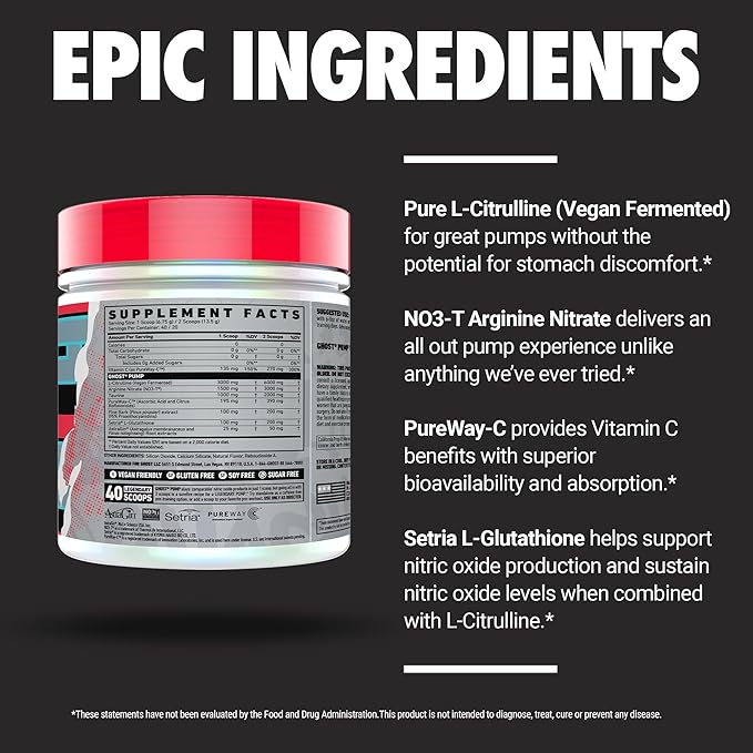 GHOST Pump Nitric Oxide Powder, Natty - Image 5