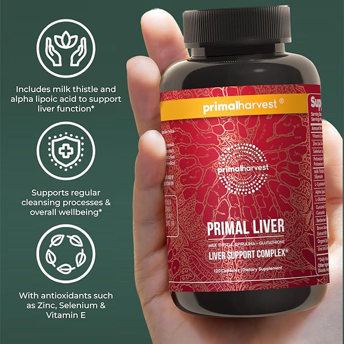 Primal Harvest Primal Liver Liver Supplement with, Alpha-Lipoic Acid, - Image 6