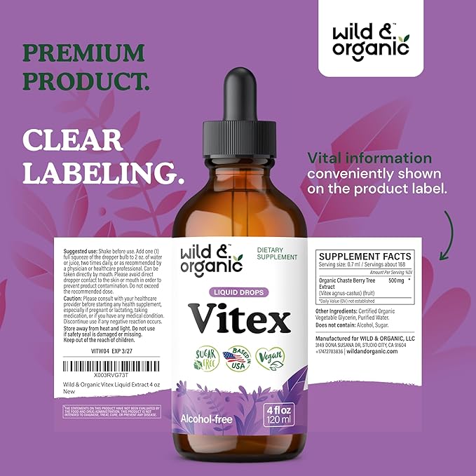 Wild & Organic Vitex Tincture - Image 9