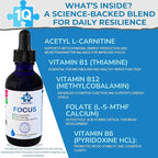 1Q Focus – Liquid Cognitive & Brain Support Natural Drops - Image 7