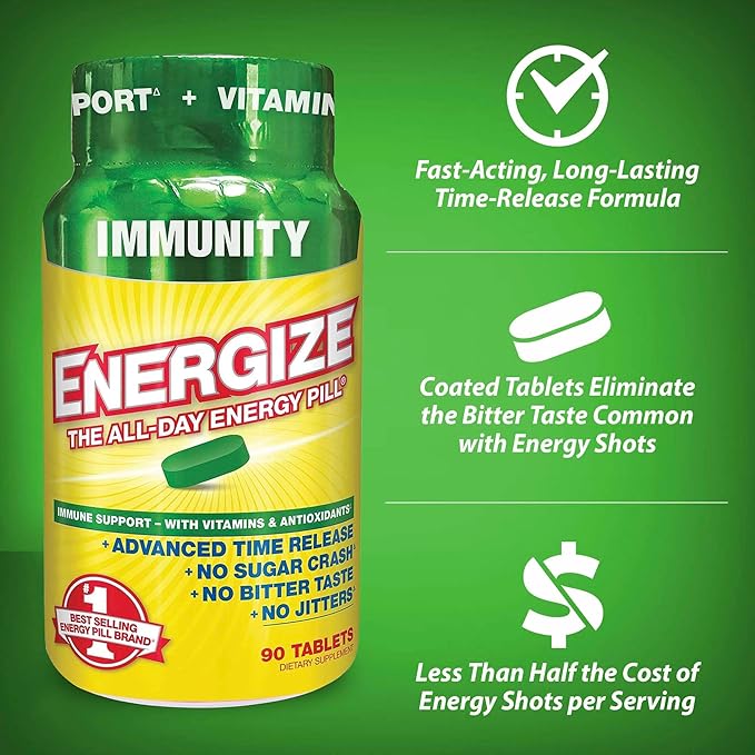 iSatori Energize Immunity Caffeine Pills - Image 3