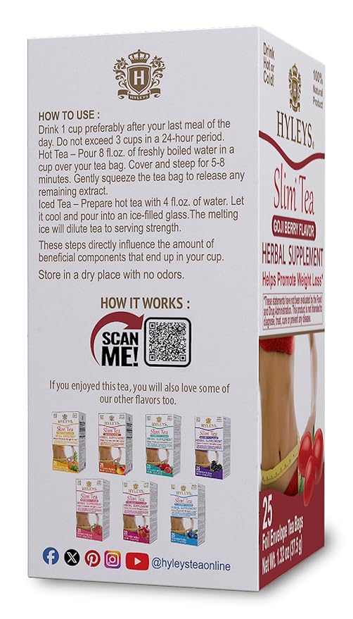 HYLEYS Slim Tea Goji Berry Flavor - Image 3