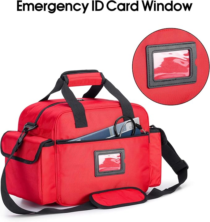 Trunab Home Health Nurse Bag Empty, Portable Medical Supplies Shoulder Bag - Image 4