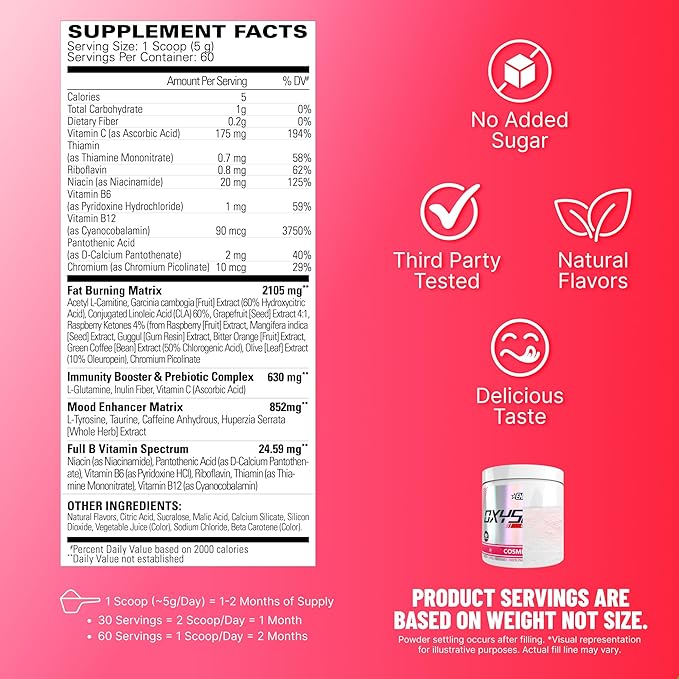 EHP Labs OxyShred Pre Workout Powder - Image 3