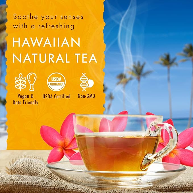 Hawaiian Natural Organic Tropical Fruit Tea Sampler - Image 2