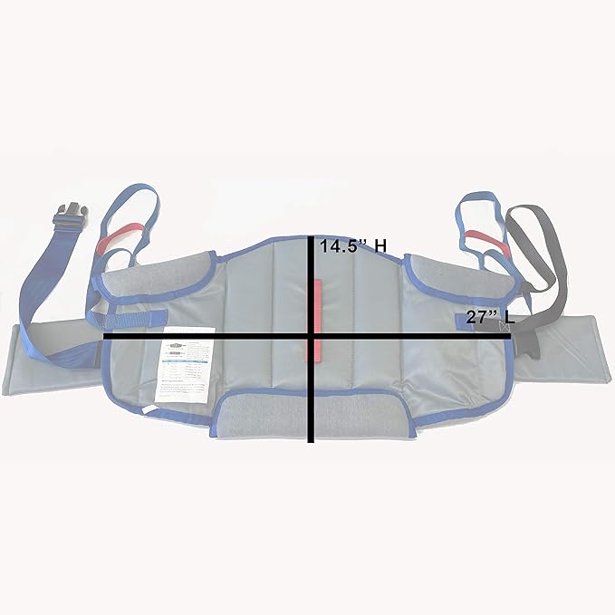Patient Aid Padded Sit-to-Stand Patient Transfer Sling PASA1 - Image 7