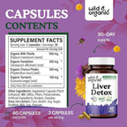 Wild & Organic Liver Detox Cleanse Capsules - Image 3