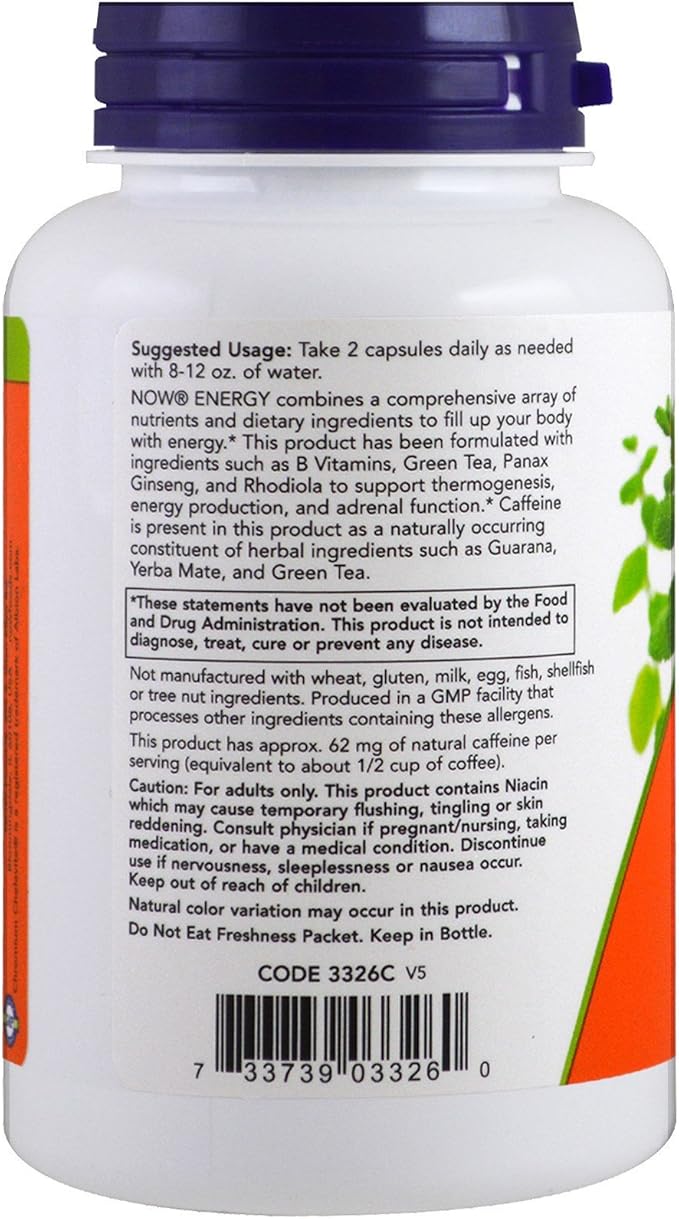 Now Foods Energy - Image 3