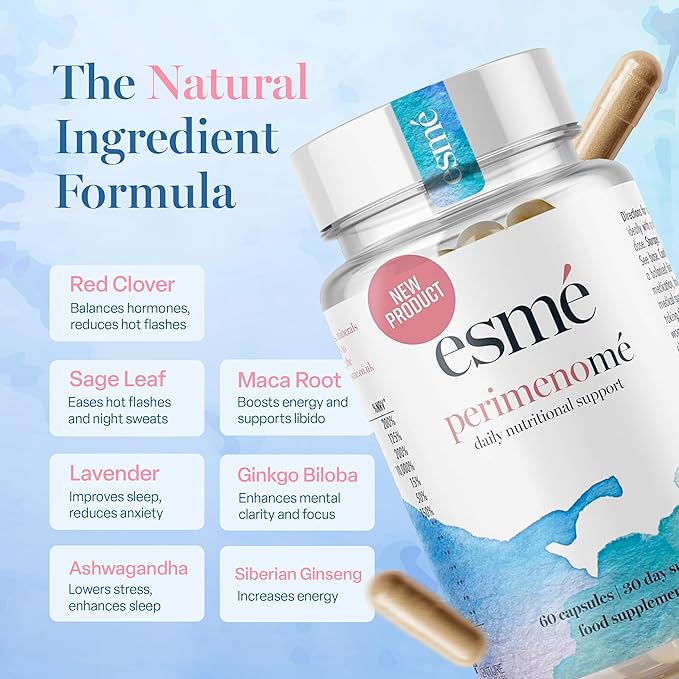 Esme Menopause Supplements Perimenopause Supplements 1 Month Supply - Image 6