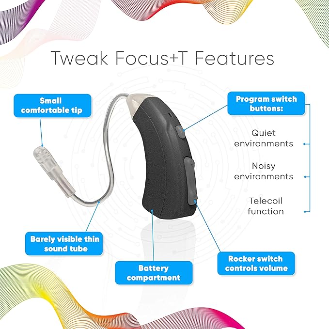 Tweak Focus+T OTC Hearing Aid Device - Image 7