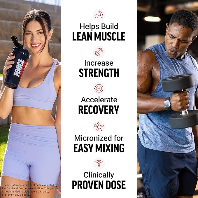 Force Factor Creatine Monohydrate Gummies, NSF Certified, 5g Dose - Image 2