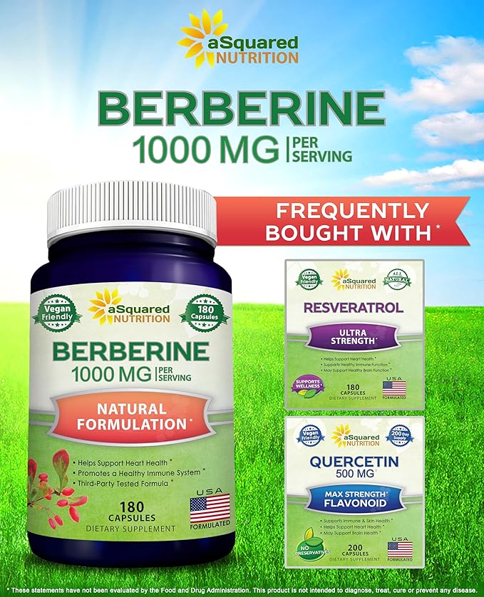 aSquared Nutrition Pure Berberine 1000mg Supplement - Image 7