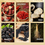 Kidney Tea Formula Ginseng Five Treasures Tea, Chinese Traditional Natural - Image 4