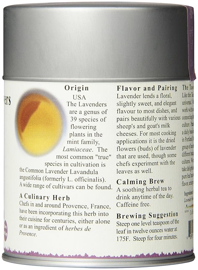 The Tao of Tea, Lavender Herbal Tea, Loose Leaf, 2.0 Ounce Tin - Image 3