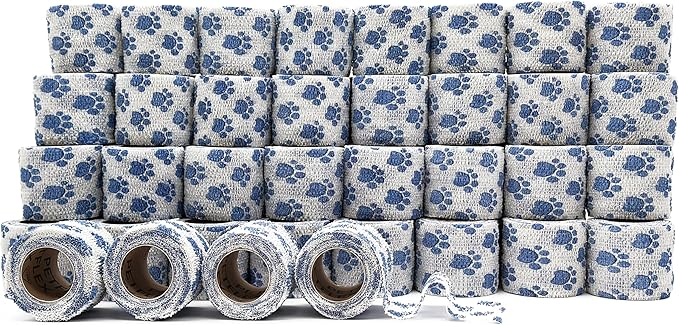 PetFlex Paw Pack – Flexible Self-Adhering Elastic Bandage by OvikHealth