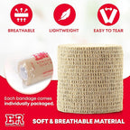 Ever Ready First Aid Self Adherent Cohesive Wrap Bandages, 2” x 5 Yards - Image 5