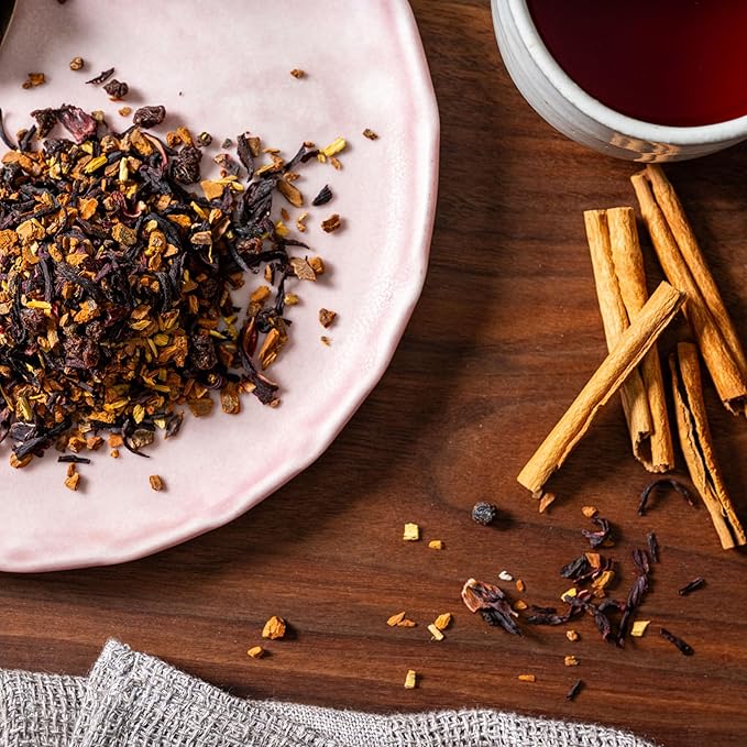Rishi Tea Cinnamon Plum Herbal Tea - Image 7