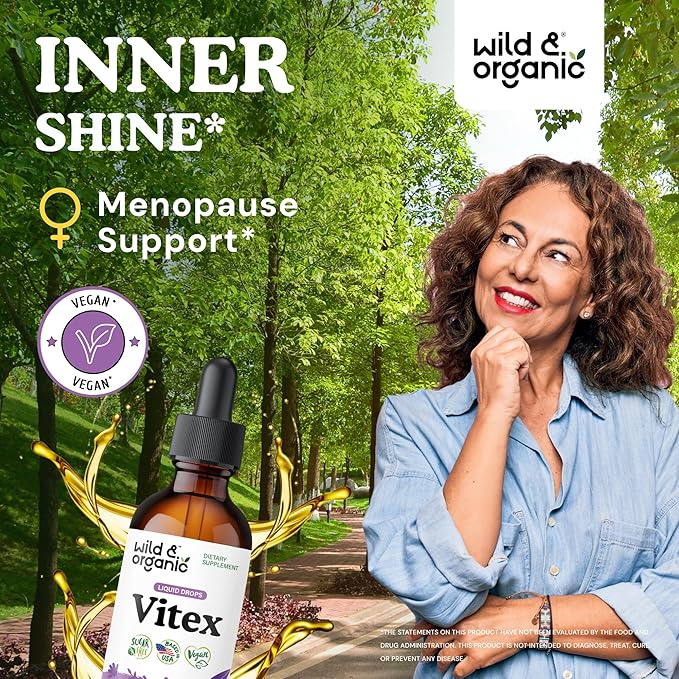 Wild & Organic Vitex Tincture for Perimenopause & Mood Support - Image 2