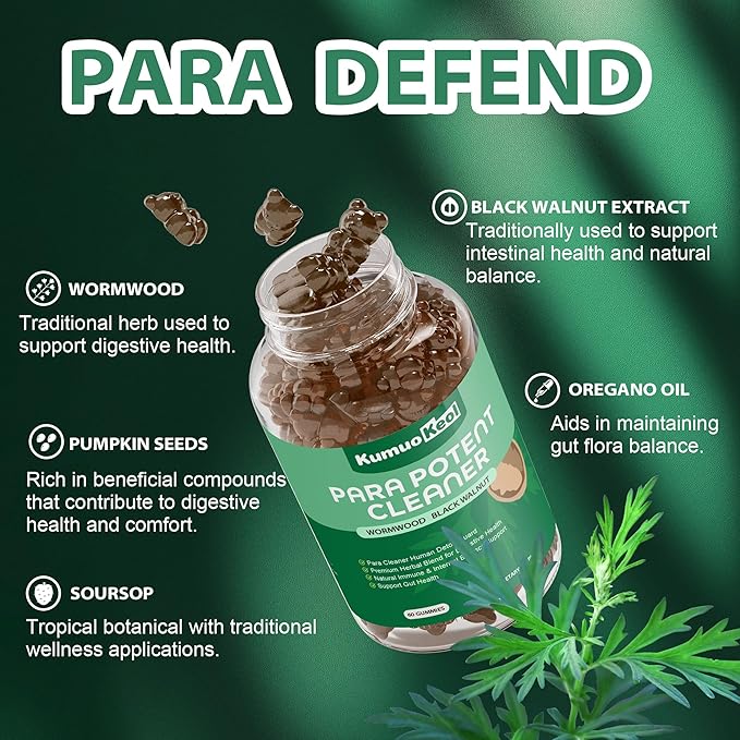 Black Walnut Wormwood Detox Gummies - Image 3